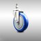Service Caster 5 Inch 316SS Blue Polyurethane Wheel Swivel 12mm Threaded Stem Caster SCC SCC-SS316TS20S514-PPUB-BLUE-M1215 - alternate 1